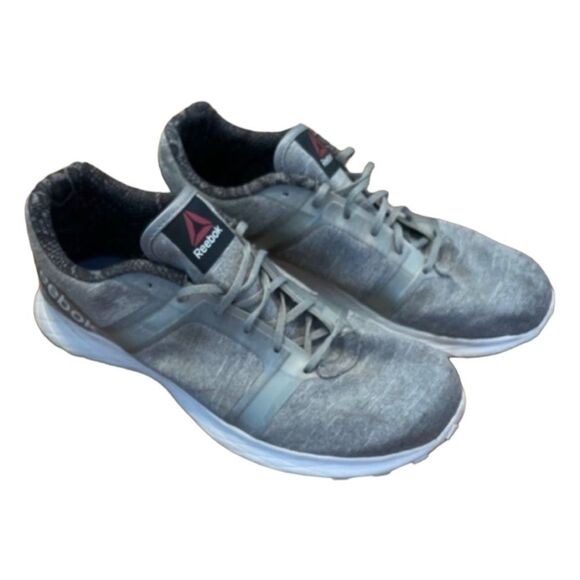 Reebok Running Shoes Sneakers Gray Smooth Fuse Technology Memory Foam Insoles 9 - Picture 5 of 11